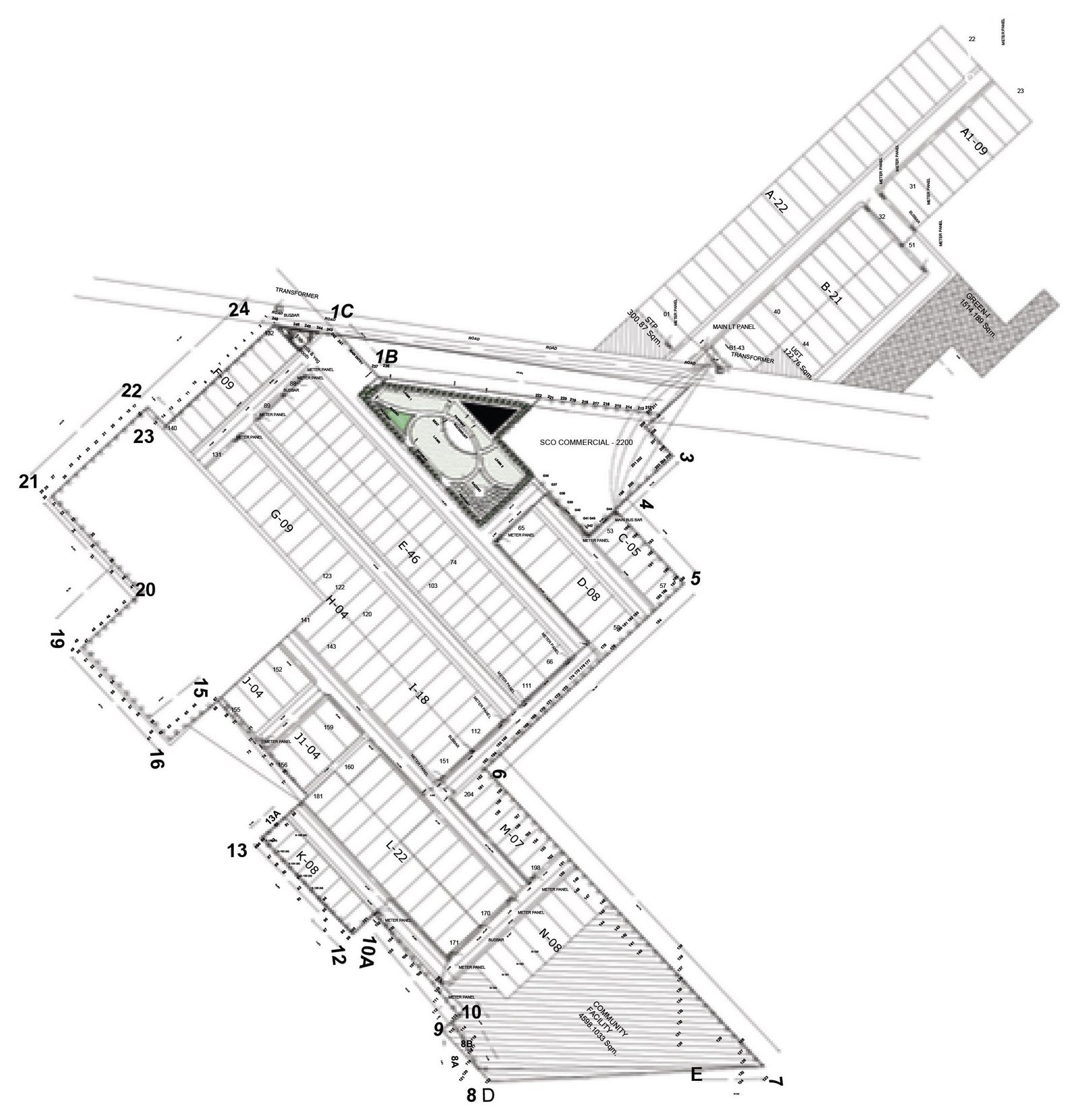 Raksha Vihar site plan